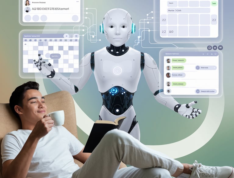 AI automation streamlining business tasks at DimystifAI