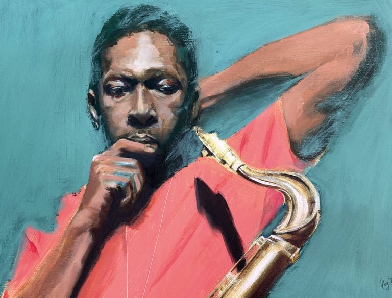 Lámina John Coltrane