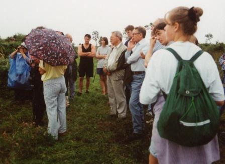 Adult group visit to moorland