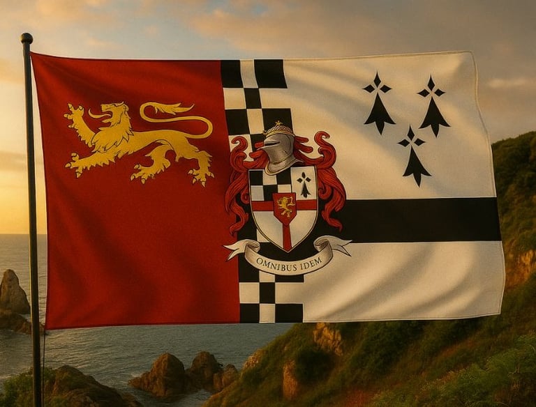 drapeau breton chevalier