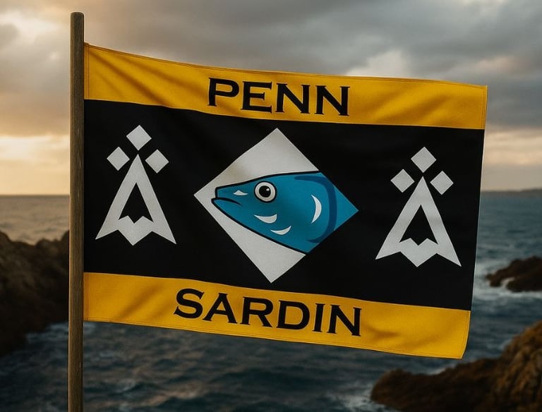 drapeau breton sardine