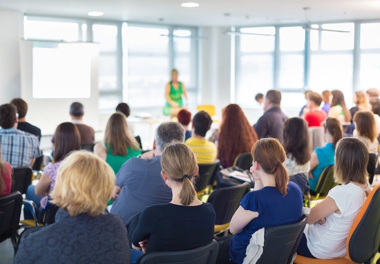 Training classroom. Training developed for use in your company.