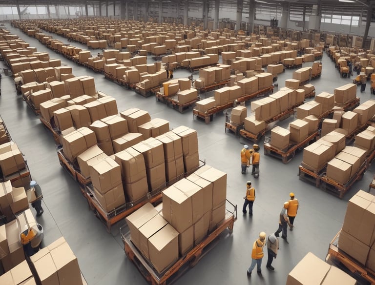 A diverse group of workers engaged in general labour tasks.