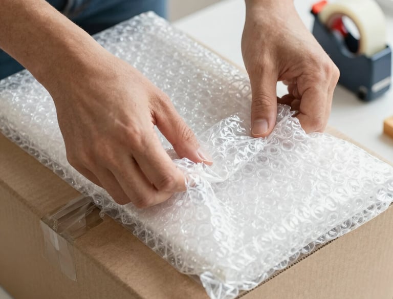 a man riding a skateboard down a street next to tall buildings