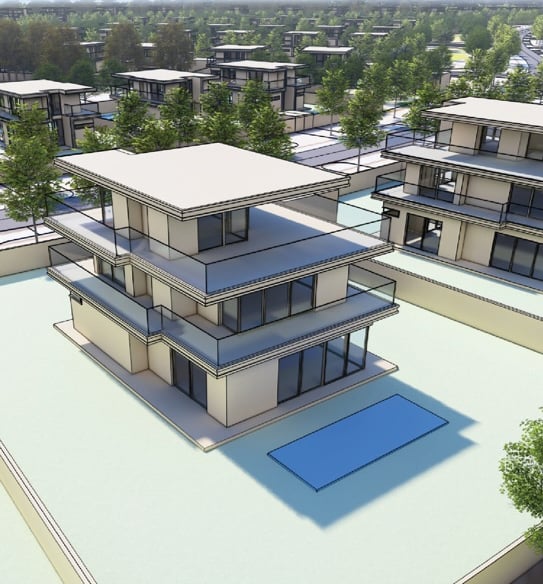 High-end real estate in Wadeem on Hudayriyat Island