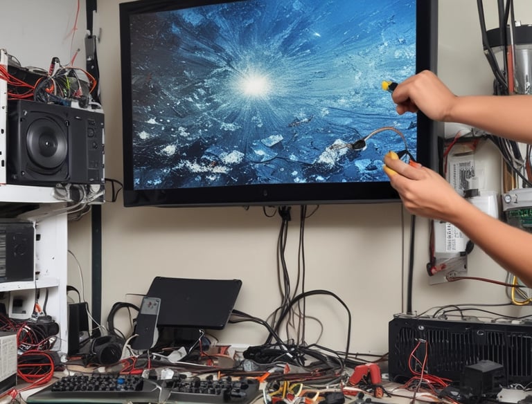 black blue and yellow textile