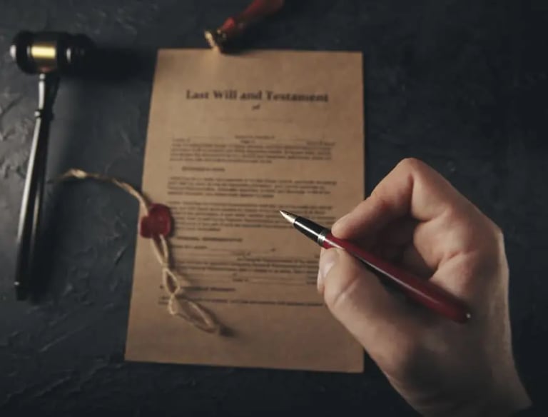 escribana testamento sucesiones particiones capitulaciones matrimoniales separación de bienes