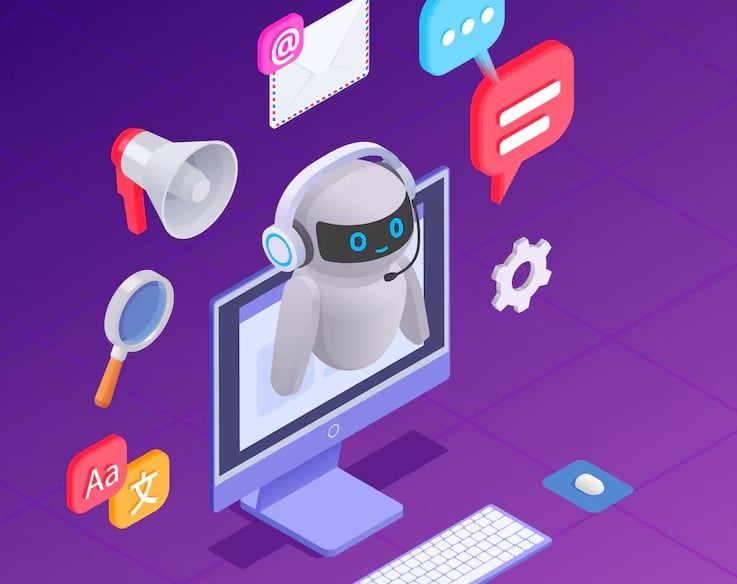 AI voice agent providing customer support