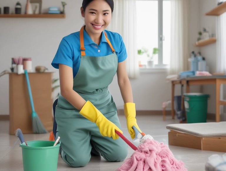 a man riding a skateboard down a street next to tall buildings
