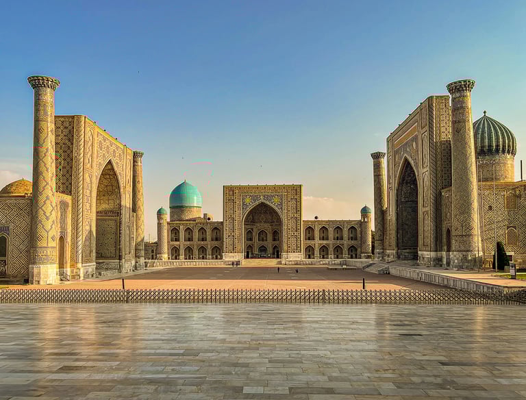 Registan Medrese Samarqand Tashkent