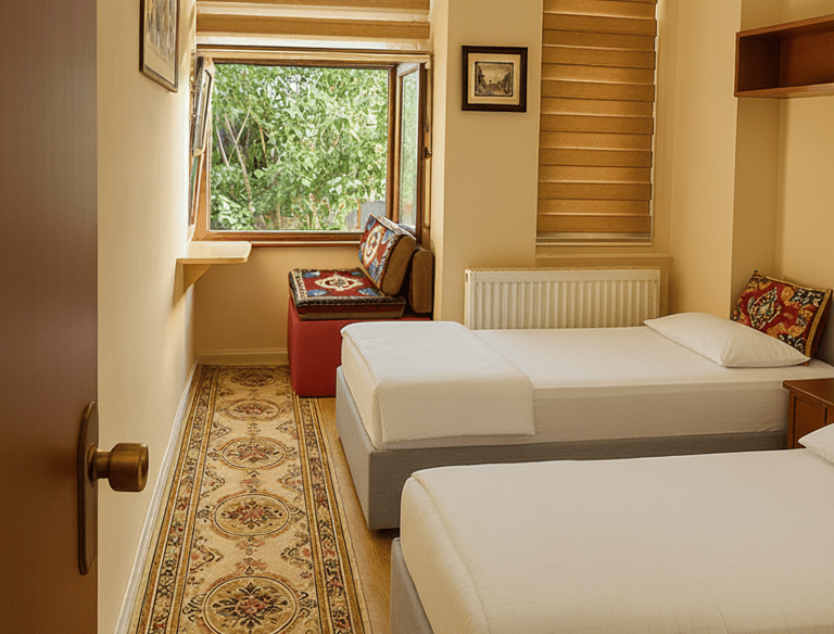 Fatih Yenikapı’da uygun fiyatlı otel, iki kişilik oda, özel banyo ve Wi-Fi