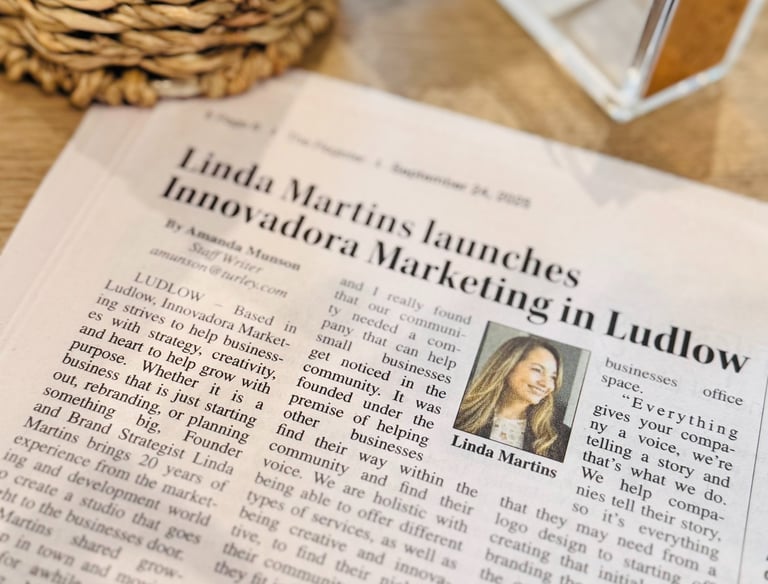 a newspaper article about Innovadora in a newspaper