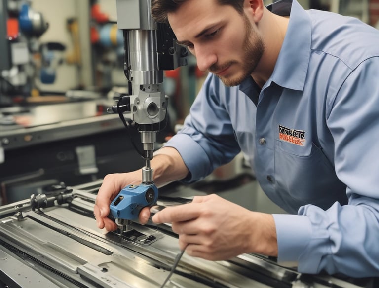 A variety of Kennametal tools arranged neatly.