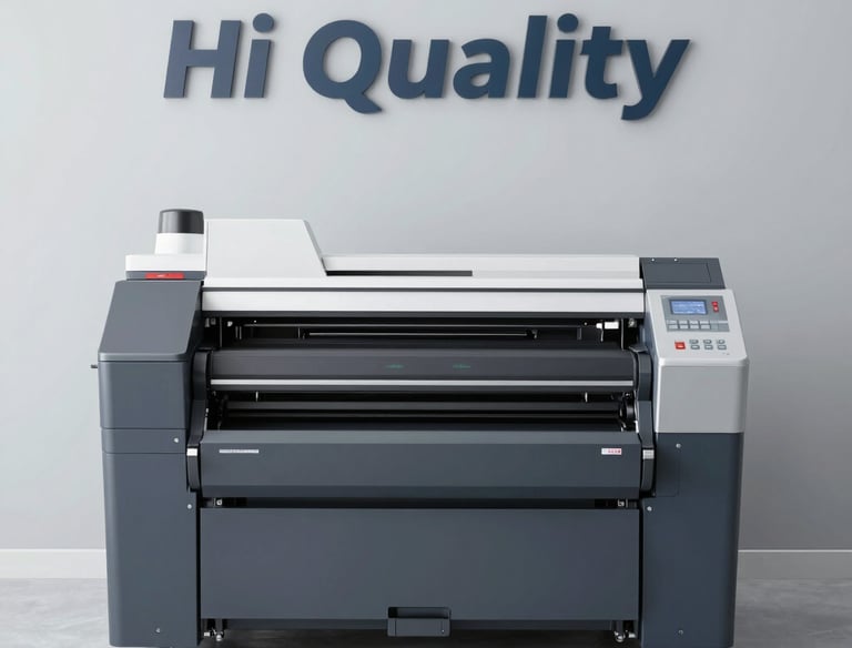 A close-up view of a graphic design featuring the text 'ON DISPLAY' highlighted in red on a white background. The letters are bold and part of a limited edition print design. Curved lines and shapes in black, green, and red are artistically arranged around the text.