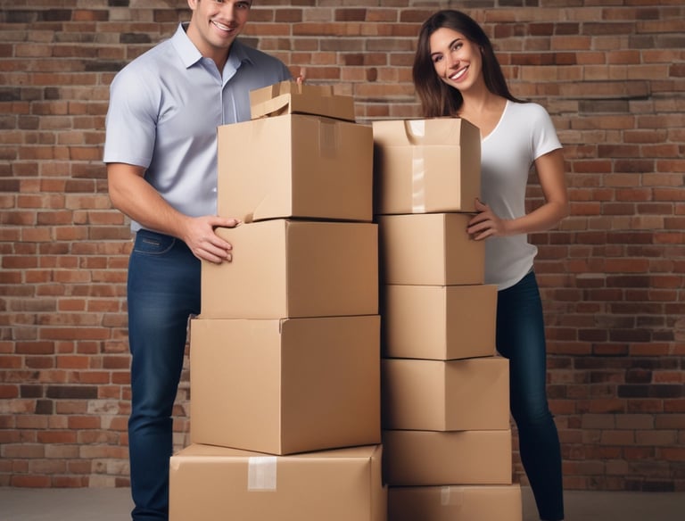 A mobile phone displaying a webpage about a summer cosmetics promotion sits on a light blue surface. Next to it, a large pair of brown sunglasses with a glossy frame and a black lip balm tube labeled 'GRIN' are placed. The screen shows a person wearing a yellow jacket against a wooden backdrop.
