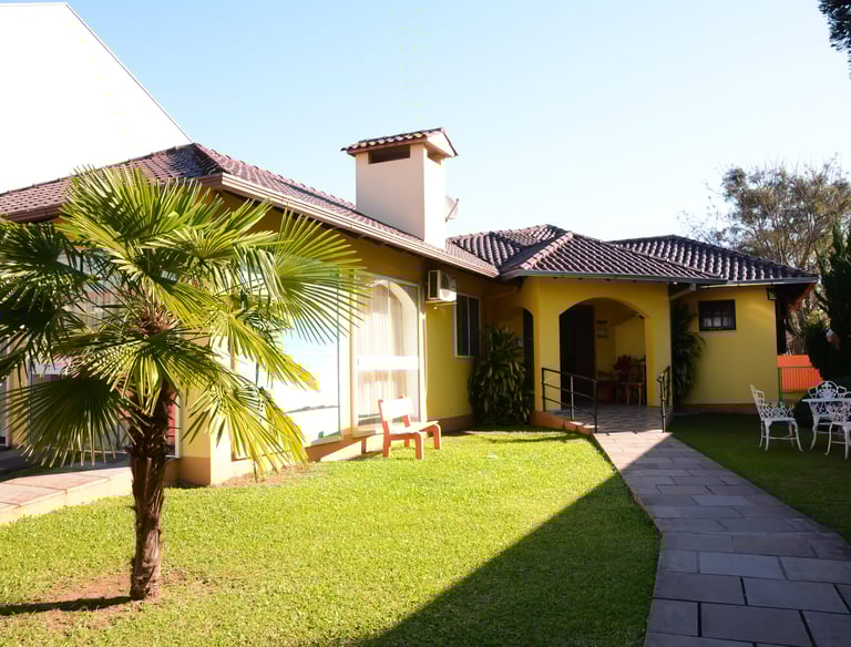 Jardim de Entrada Casa de Repouso