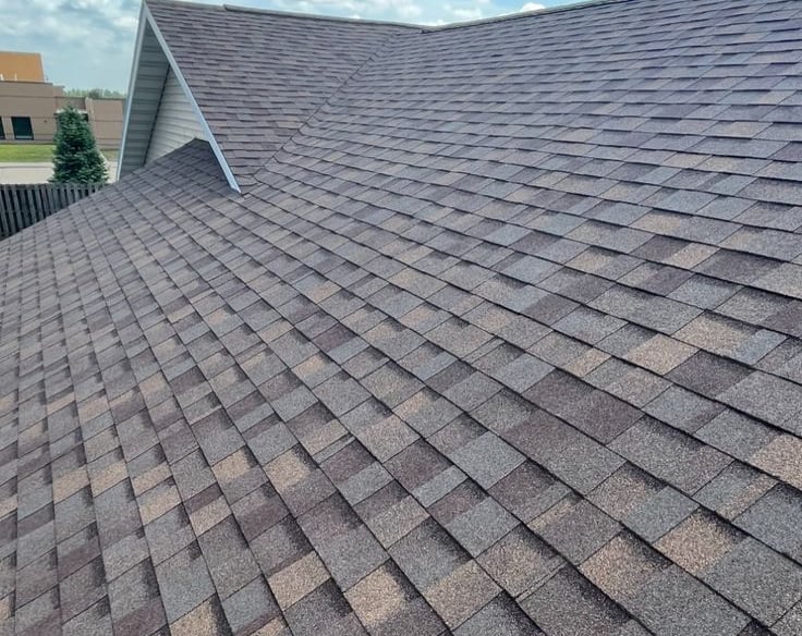 A modern TKT Panels Shingles Roofing house 