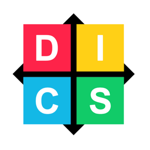 A colorful grid with the letters D, I, S, and C, symbolizing DISC personality assessments.