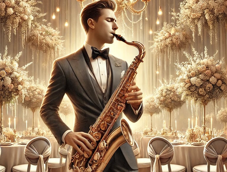 Saxofonista para casamento e eventos na França