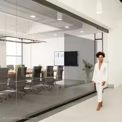 Nano cloak film. It is an LED cloaking technology for glass