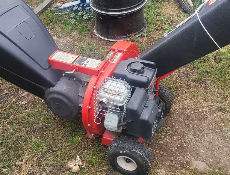 a portable wood chipper