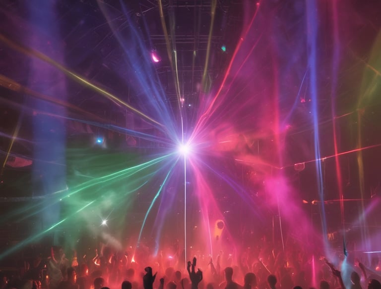 A dune buggy is racing across expansive sand dunes under a partly cloudy sky. A small flag on the vehicle flutters in the breeze, while the sand is kicked up by the spinning wheels.