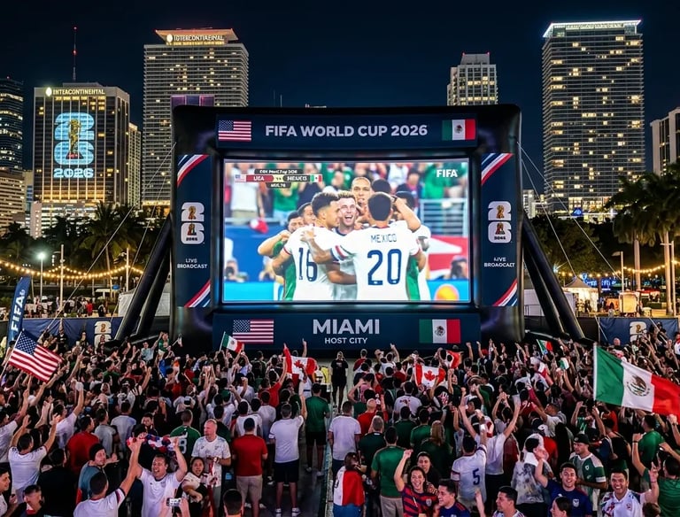FIFA World Cup 2026 live screening Dubai FIFA 2026 fan zone Dubai