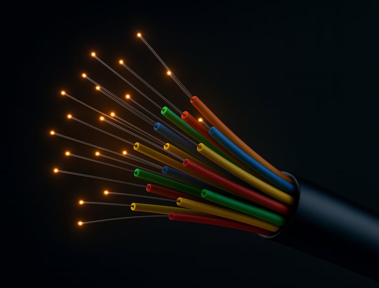 Fiber optic cabling installation by Altitude Network Solutions LLC, Colorado’s premier fiber optics 