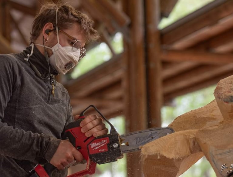 Sculpture réalisé au festival internationale Camille Claudel de La Bresse
