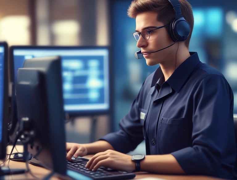 Remote IT support session on laptop screen showing network diagnostics.