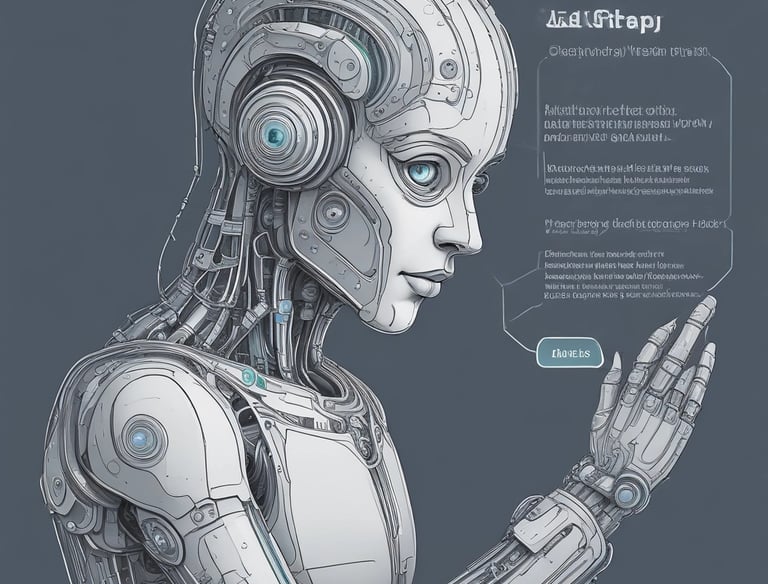 A modern customer service interface showcasing AI automation.