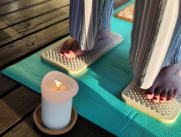 standing on nails