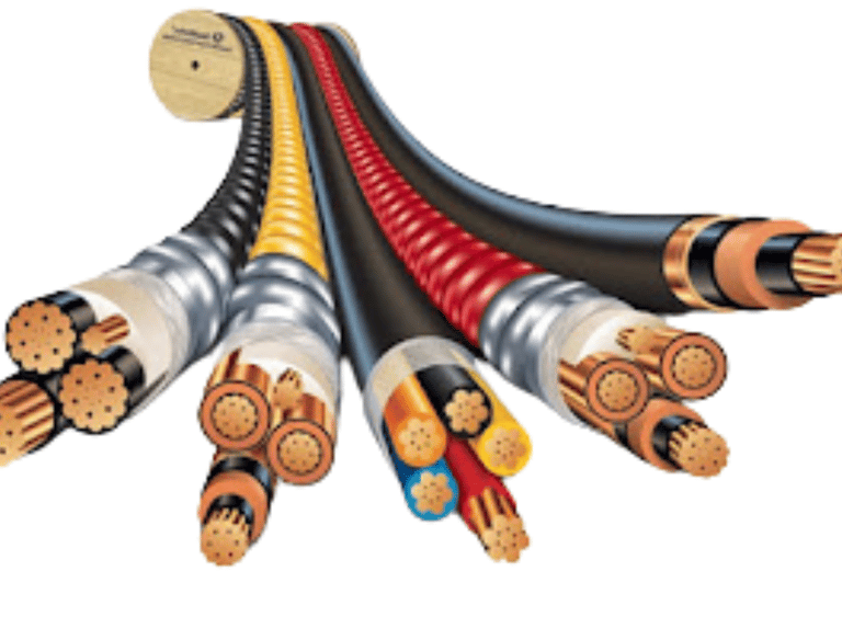 Cables with different types of wires