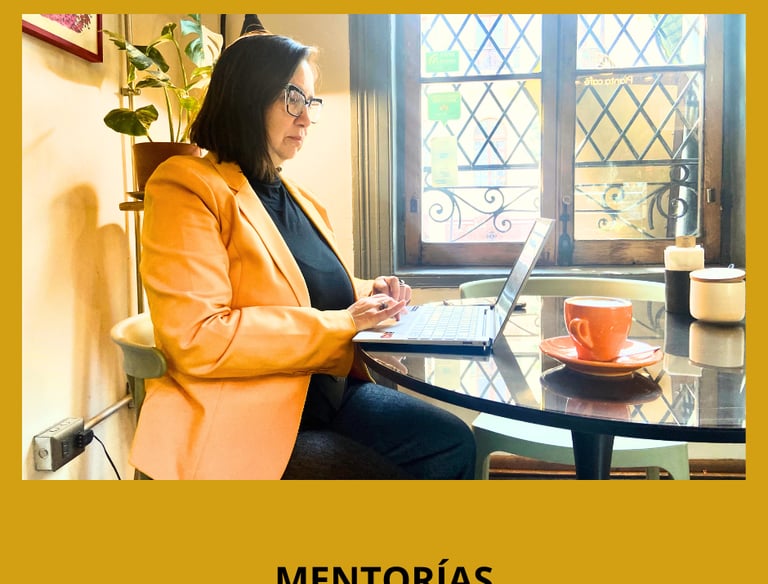 Mentorías de Ilsen Jara preparando una mentoría paraTomar la Palabra