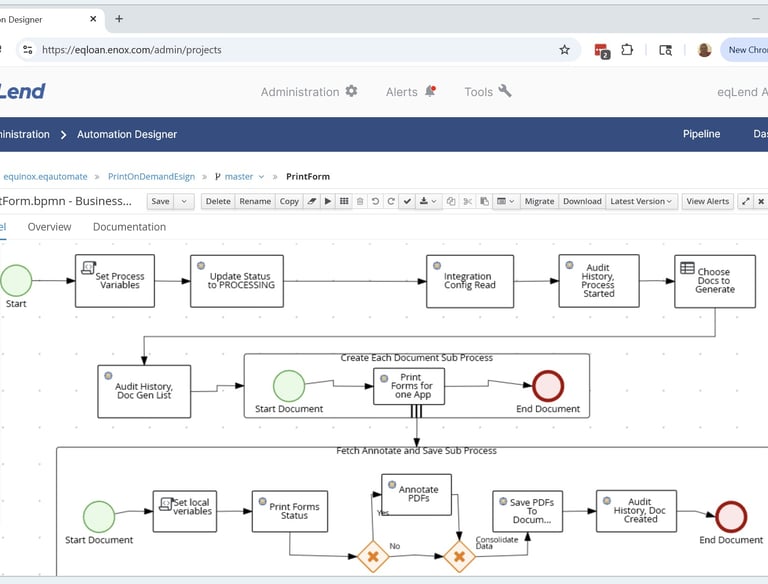 eqLend Automated On Demand Form Process