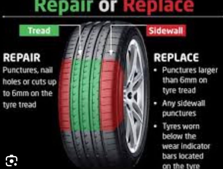 tyre replace, tyre repair