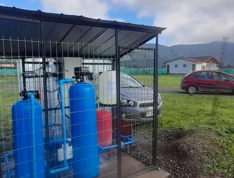 tratamiento agua pozo para parcelas de agrado