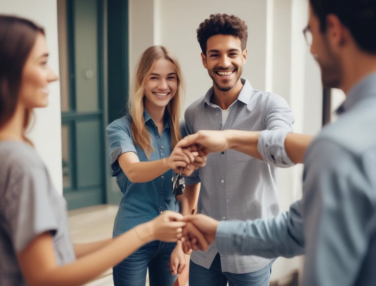 A stack of legal forms organized neatly on a table.