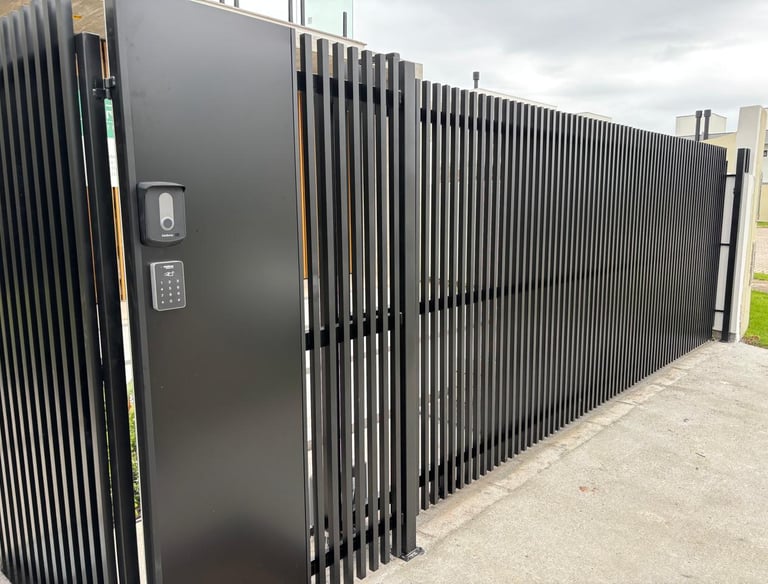 Portões de alumínio 