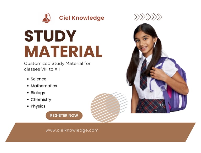 Comprehensive study materials provided to students for effective IIT-JEE, NEET, and board exam prepa