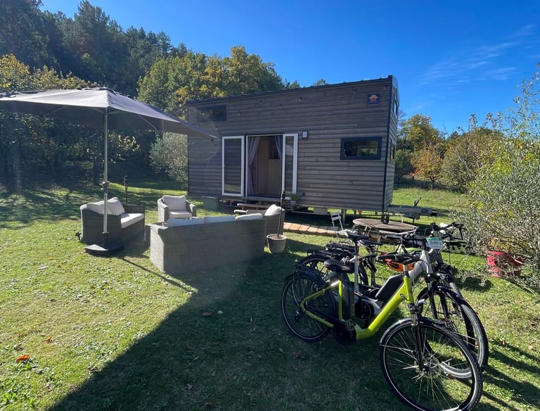 Location de vélos électriques Tiny-house Saignon (Luberon)