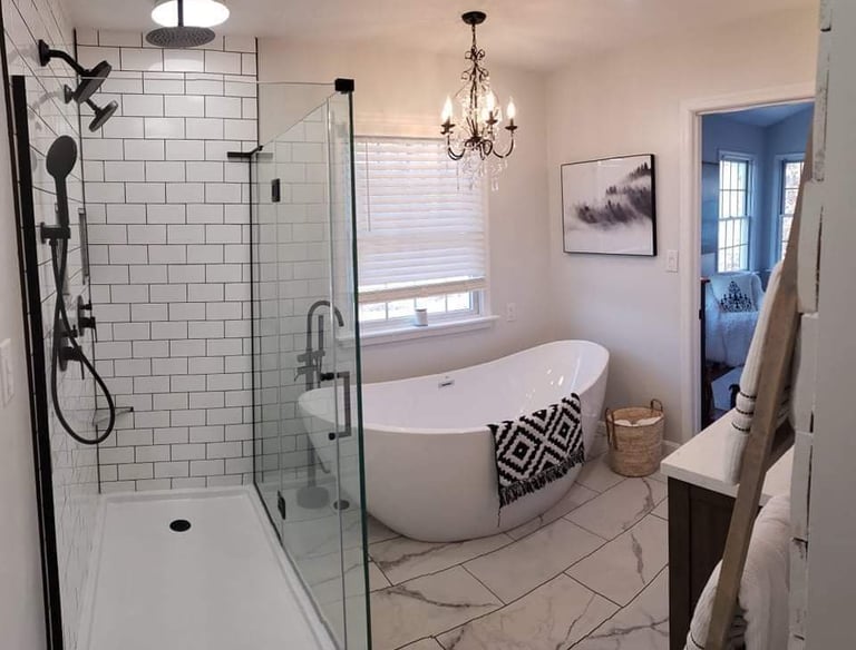 After Pictures of Master Bath Reno