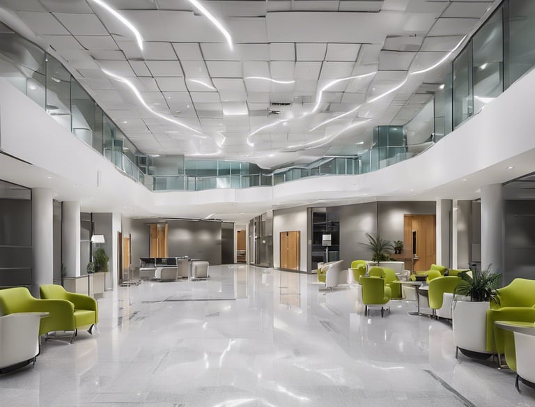 white and teal steam clothes iron plugged on ironing board