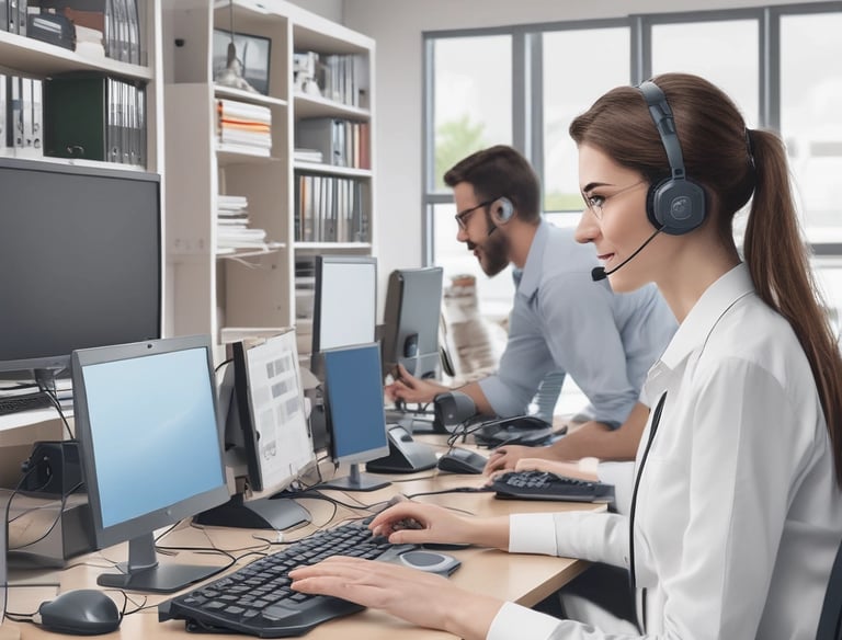 brown rotary dial telephone in gray painted room