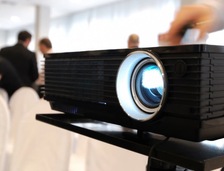 Lates technology Video projectors help in meetings and events