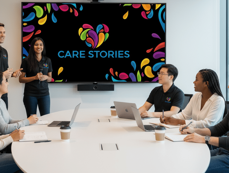 Care Stories meeting with social care organisation