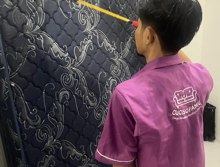 Jasa Cuci Kasur bebas tungau oleh cucisofamu.com