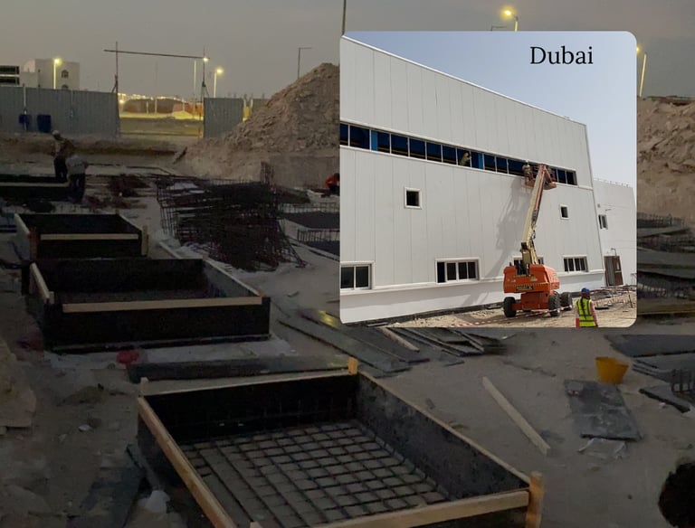 Dubai Commercial Construction Project