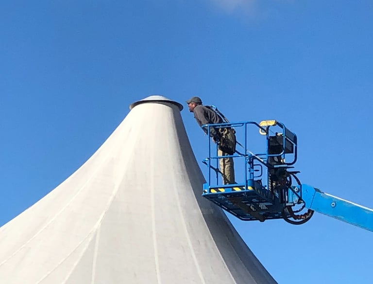 fabric structure service and maintenance