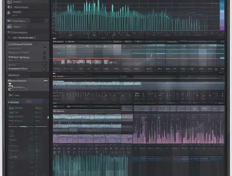 a man riding a skateboard down a street next to tall buildings